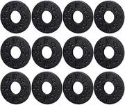 Guitar Strap Locks Silicone Rubber Strap Blocks Non-Slip Guitar Bass Protectors 12PCS Silicone Blocks