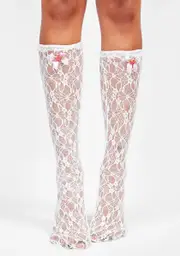 Taking Chances Lace Socks