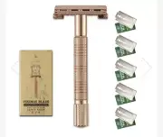 Safety Razor - The Chieftain "EVA" - 5 Swedish Steel Blades - Zero Waste