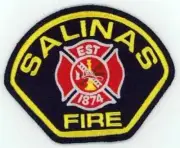 CALIFORNIA CA SALINAS FIRE DEPARTMENT NICE SHOULDER SHERIFF PATCH POLICE SHERIFF