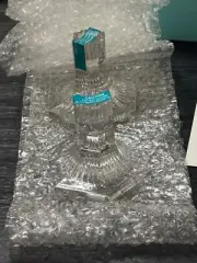 Tiffany & Co. Louis Comfort Tiffany Collection Crystal Candlesticks 1992