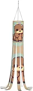 Halloween Garden Cute Otter Windsock Lights Halloween Lighted Windsock for Patio Yard Pathway Party Decor