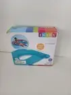 Intex Sit N Float Inflatable Lounge Adult Pool Chair Swimming Pool Beach Blue
