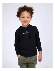 [St Goliath] Signature Hooded Tee (3-7 Years) in Black