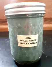 Gray Witch Black Cat Hocus Pocus Real Magick Candle