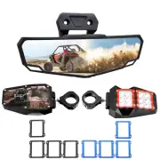For 2024+ Polaris RZR XP 1000/4 1000 Side Mirrors w/LED Light+Center Mirror Set
