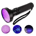 100 LED Blacklight Lamp LED Flashlight 395nm Light Lamp with