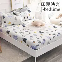 在飛比找PChome24h購物優惠-J-bedtime 台灣製文青風單人二件式床包組(聖誕森林)