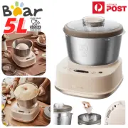 BEAR Electric Dough Maker Stainless Steel Auto Ferment Kneading Mixer Machine 5L