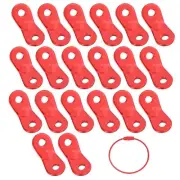 20 Pcs Aluminum Alloy Tent Rope Tensioners Camping Cord Lock Buckles