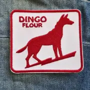 Dingo Flour Australia Travel Iconic Iron On Patch Destination Souvenir Gift
