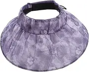 [NIYANGLE] Printing Sun Visor Hat for Women Adjustable Uv Wide Brim Sunshade Cap for Outdoor Activities Breathable Open Sunhat Unique Chinese Design