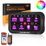 AUXBEAM AC-800 RGB 8 Gang Switch Panel Bluetooth APP&Remote Control Relay System