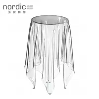 在飛比找momo購物網優惠-【北歐櫥窗】Essey 魔幻巾桌(透明、高)