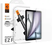 SPIGEN Paper Touch EZ Fit for iPad Air 11 Inch Screen Protector M3/M2, iPad Air 7th/6th Gen (2025/2024) Screen Protector, Easy Application Auto Alignment Installation Tray Paperfeel Film - Clear