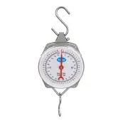 50kg Clockface Hanging Scale Weighing Butchering Scale Spring Dial Hanging Scale
