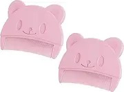 2 Pcs Baby Comb Baby Cradle Cap Comb Baby Hair Brush Toddler Comb Toddler Hair Brush Newborn Hair Brush Cradle Cap Comb (Pink)