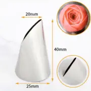 126K Rose Petal Icing Piping Nozzles Stainless Steel Baking Pastry Tips ToolBK_