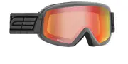 Salice 608 DARWF ANTRACITE/RW ROSSO Men's Sunglasses Black Size Medium