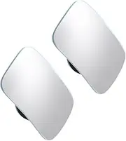 MUCKLILY 1 Pair Rearview Mirror Rotatable Clear Reversing Mirror for Enhanced Visibility Durable with Stable Adhesive for Safe Driving
