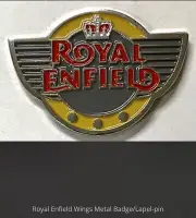 Quality Metal Hat/Lapel Badge - Royal Enfield Wings