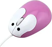 Cute Wired Mouse Laptop Mouse 1600 Dpi Optical Sensor/3 Buttons/Ergonomic Design/USB Powered Computer Mice for Windows Pc Laptop Gamers Office/Home Use Pink