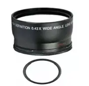 0.43x Ultra Wide Angle Lens with Macro for Canon PowerShot G1X G1 X