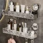 Shower Caddy Suction Cup Shower Organizer Removable Bathroom Shelf Basket