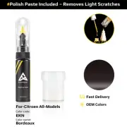 Touch Up Paint For Citroen All Models EKN Bordeaux With Polish Paste