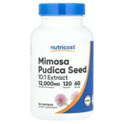 Nutricost, Mimosa Pudica Seed, 120 Capsules (6,000 mg per Capsule)