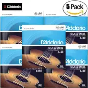 5-PACK D'Addario EJ40 Silk And Steel Classical Acoustic Guitar Strings 11-47