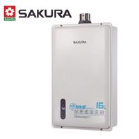 【SAKURA櫻花】16L四季溫智能恆溫熱水器 DH-1635F(天然瓦斯NG1)