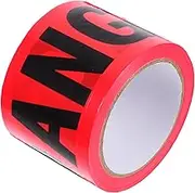 ABOOFAN Non Adhesive Red Warning Tape Caution Tape for Halloween Security for Road Construction Traffic Accident Scenes Hazardous Areas