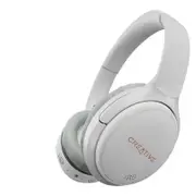 Creative Zen Hybrid Bluetooth Wireless Headphones ANC Over Ear Headsets White - White | Ear-Cup (Over the Ear) | Zen Hybrid