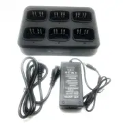 6-Way Charger For Motorola GP328 GP338 GP360 GP640 PR860 HT750 HT1250 PTX760