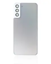 Back Cover Glass With Camera Lens For Samsung Galaxy S21 Plus (Silver)