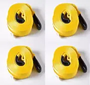 4x Tow Strap 30ft Winch Recovery Tree saver 3x30 3" 20000 lbs 9Ton OffRoad Snow