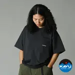 【KAVU】U/O SHIRT 台灣限定款-機能短袖T恤 黑色 中性款 #LE001