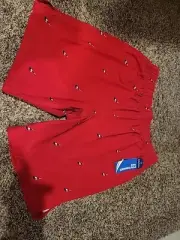 Nautica Performance QuickiDry Swim Shorts Anchor 6NR Nautical Red Printed S