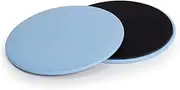 JCYOYO Double Sided Slide Core Slide Ultimate Core Coach Gym, Carpet and Hard Floor Sports Slide Dual Home Abdominal and Full Body Exercise Equipment | Suitable for All Surface Gray