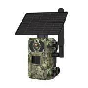 ZANLURE 4MP Quad HD Hunting Trail Camera 4G SIM Solar Powered AI Detection Real-time Viewing Cloud Storage Night Vision