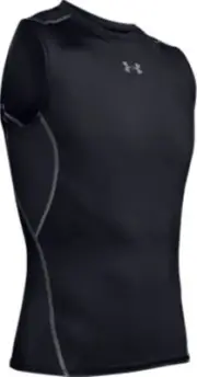 Under Armour UA Men's Compression HeatGear Sleeveless Muscle Tank T-Shirt LARGE