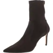 Stuart Weitzman Womens Suede Pointed Toe Heeled Ankle Boots Shoes BHFO 6068