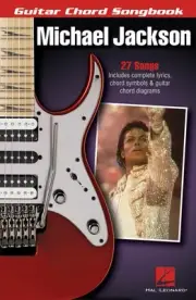 Michael Jackson for Guitar Chord Songbook Lyrics Diagrams 27 Pop Songs 6x9 Book