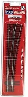 Peco HO Scale Code 83 Electrofrog #6 Right-Hand Turnout