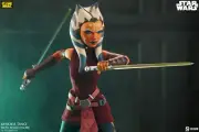 STAR WARS / CLONE WARS~AHSOKA TANO~ANIMATED SIXTH SCALE FIGURE~SIDESHOW~MIBS