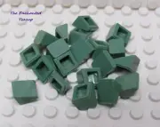 Lego Slope Sand Green 30 1 x 1 x 2/3 - Lot of 20 - New
