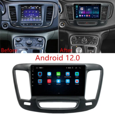 9" Android 12.0 Stereo Radio GPS Wifi For Chrysler 200 200C 200S Sedan 2015-2019