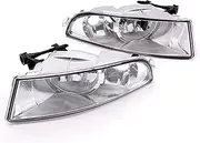 SILILAN Fit for Octavia A5 A6 MK2 FL 2009-2013 Front Halogen Fog Light Fog Lamp Without Bulbs 1Z0941701C 1Z0941702C(Left and Right)