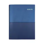2025-26 Collins Vanessa Financial Year A4 Week to View WTV Blue Diary FY345.V59